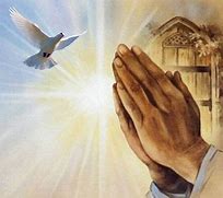 Image result for Praying Hands with Bible and Cross