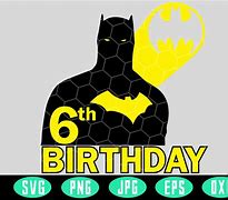 Image result for Batman Birthday SVG