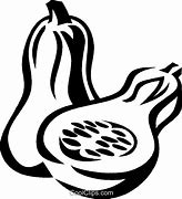 Image result for Squash Foods Clip Art Black White