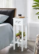 Image result for Tall Slim Telephone Table
