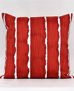 Image result for Red Stripe Pillow Covers
