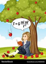 Image result for Sir Isaac Newton with Apple Sketch