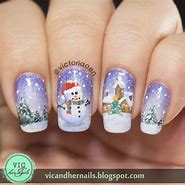 Image result for Winter Wonderland Nail Art