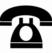 Image result for Telephone Clip Art Black and White