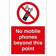 Image result for No Cell Phone Sign Black