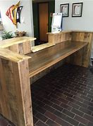 Image result for Tall Wooden Desks Kiosk