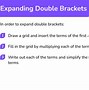 Image result for Expanding Brackets