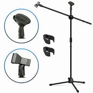 Image result for Black Microphone Stand