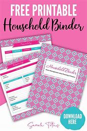 Image result for Homemaker Binder Free Printables