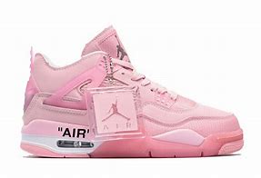 Image result for Air Jordan 4 White Pink
