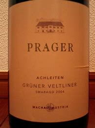 Image result for Prager Gruner Veltliner Achleiten