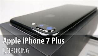 Image result for Detailed Photos of Black Unlocked iPhone 7 Plus 128 Gig Box