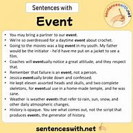 Image result for Sentence with the Word Eventful