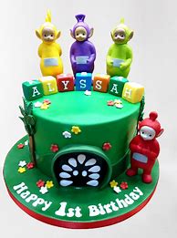 Image result for Teletubbies Birthday Cake