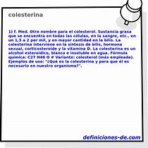 Image result for colesterina