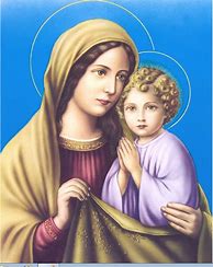 Image result for The Virgin Mary and Baby Jesus