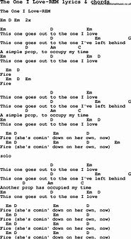 Image result for Song Lyrics with Guitar Chords