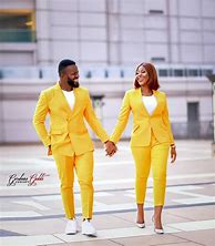 Image result for Couples Matching Dress and Suit