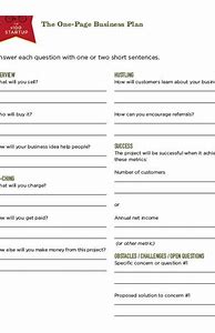 Image result for Simple Business Plan Template