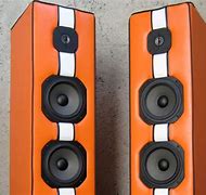 Image result for Floor Standing Speaker with Powered Subwoofer