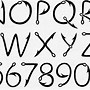 Image result for Fish Hook Letters