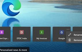 Image result for Microsoft Edge Home Screen