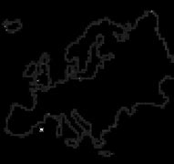 Image result for Europe Map Black