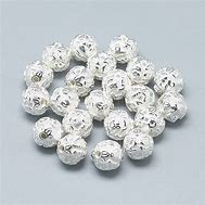 Image result for Small Silver Beads