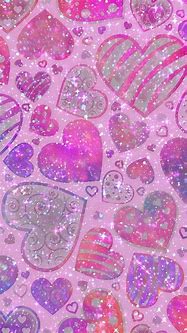 Image result for Colorful Glitter Hearts Wallpaper