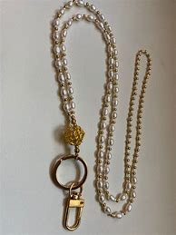 Image result for Pearl Lanyard