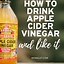 Image result for How to Drink Apple Cider Vinegar Daily