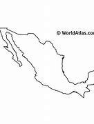 Image result for Printable Blank Mexico Map