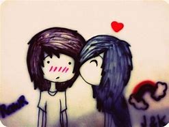 Image result for Cute Emo Love Art