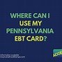 Image result for Pennsyvania EBT Card