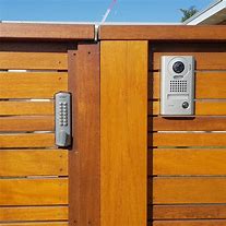 Image result for Security Gate with Intercom