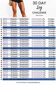 Image result for 30-Day Leg Workout Challenge