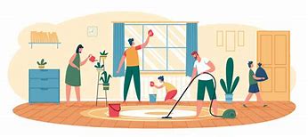 Image result for Family Cleaning Clip Art
