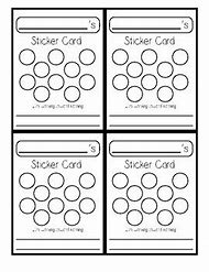 Image result for Sticker Cards Template
