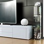 Image result for TV Stand Cabinet White Gloss