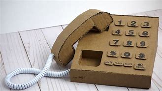 Image result for Cardboard Telephone