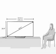 Image result for 48 Inch TV Size