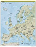 Image result for Map of Europe Capitals