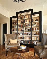 Image result for White Bookshelf with Black Interior
