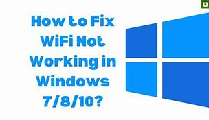 Image result for Windows 7 Wi-Fi Not Working