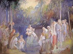 Image result for Alma Baptizes in the Waters of Mormon