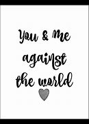 Image result for You and Me Against the World Tattoo Sketch