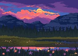Image result for Picture of Wyoming Pixel Art