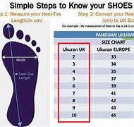 Image result for UK Size in Cm