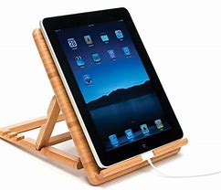 Image result for Bamboo Folding Easel Stand for iPad