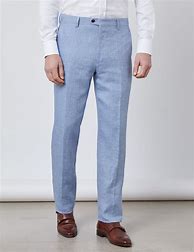 Image result for Blue Linen Pants Men